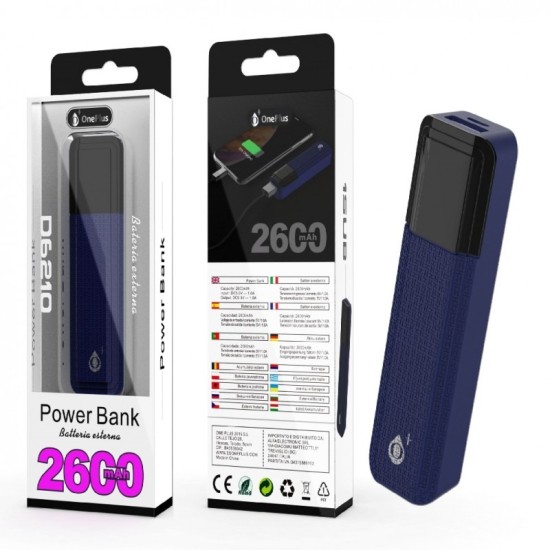 POWER BANK ONEPLUS D6210 2600MAH AZUL